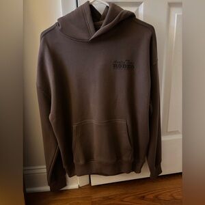 Hollister Chocolate Brown Boxy Hoodie